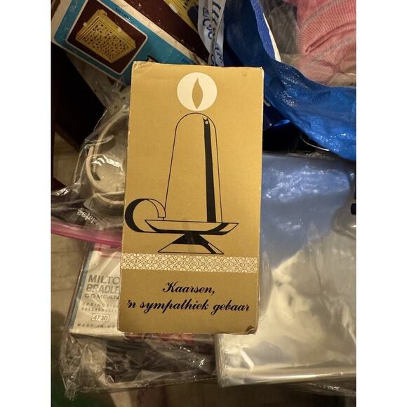 Vintage Dutch Christmas Candle Crystal Stand - Picture 2 of 4